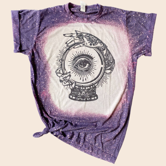 Crystal Ball Bleached Tee