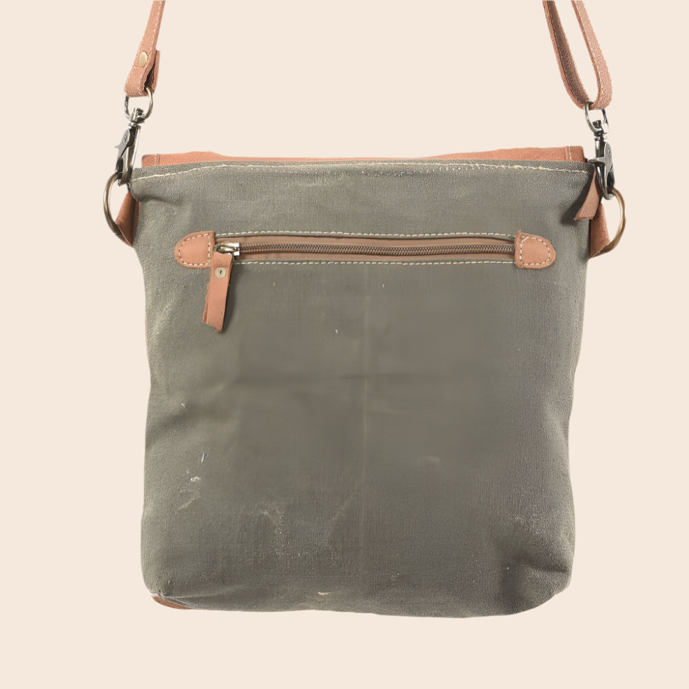 Crossbody With Leather Flap