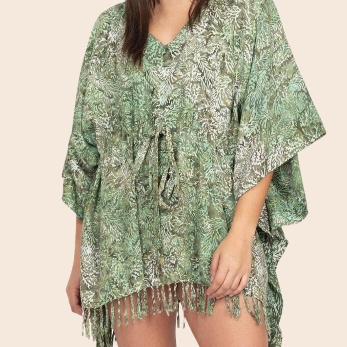 Batik Drawstring Tunic