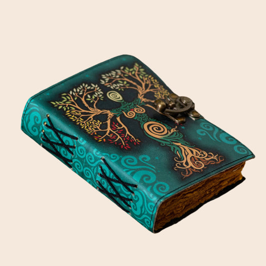 Mother Earth Printed Leather Journal