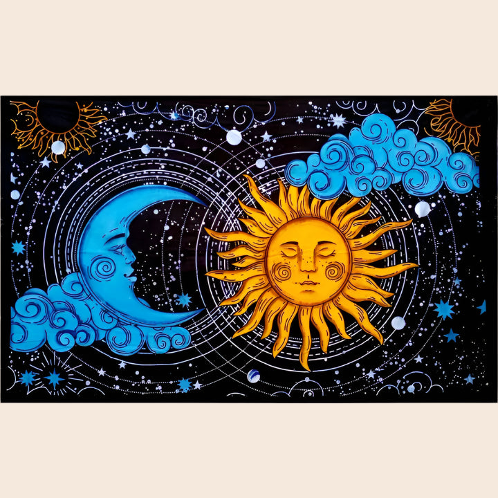 Sun and Moon Cloud Tapestry
