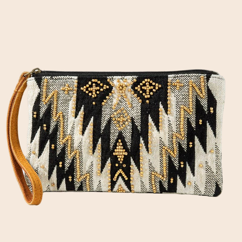 Wren Handmade Ethnic Pattern Clutch