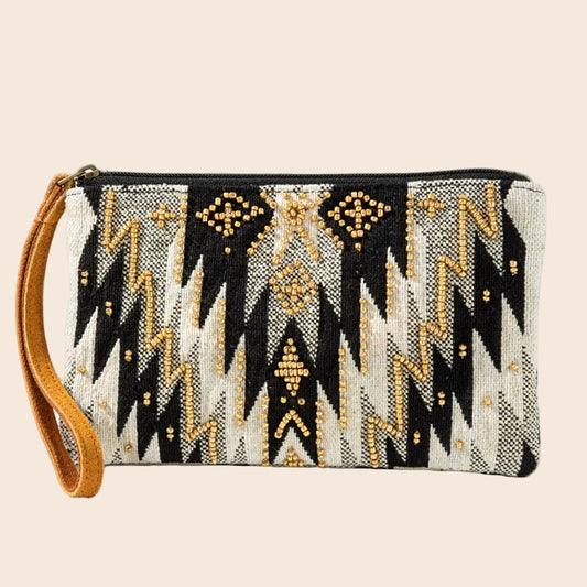 Wren Handmade Ethnic Pattern Clutch