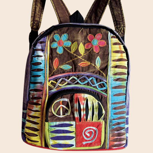 Cotton Razor Cut  Backpack