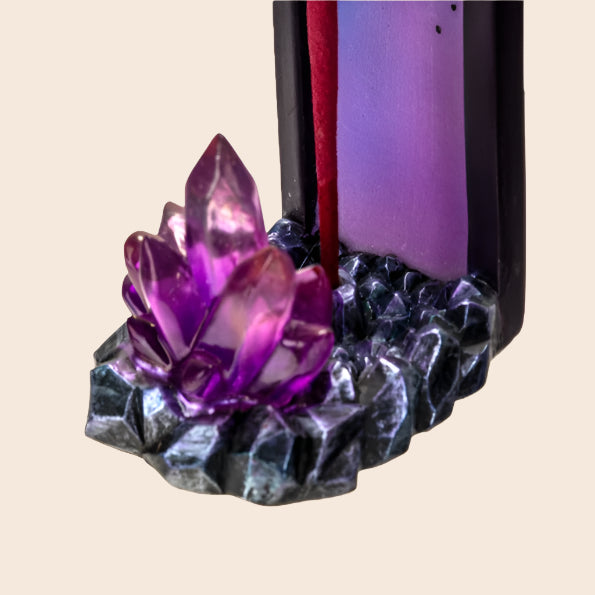 Crystal Moon Phase Incense Burner