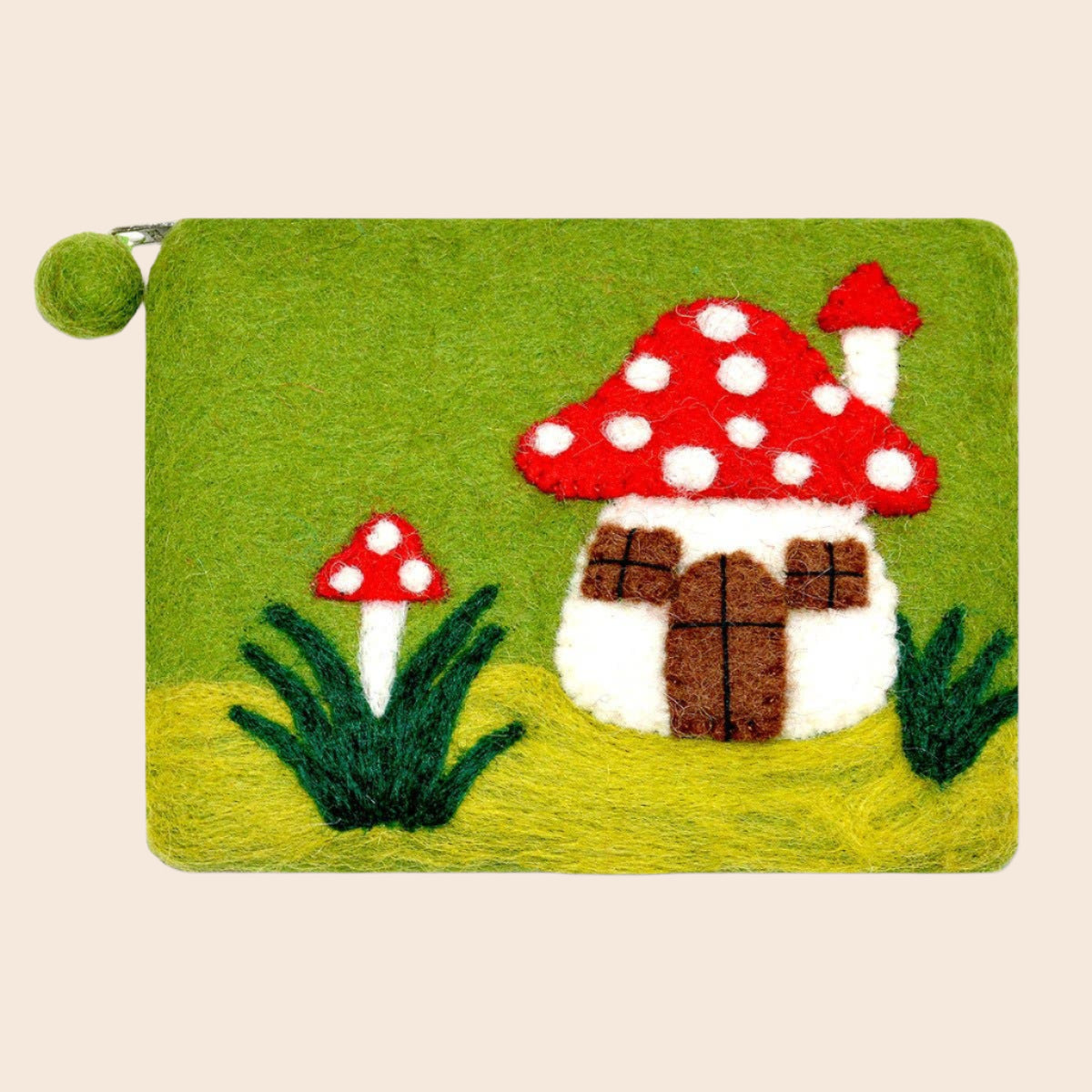 Mushroom House Design Coin Purse
