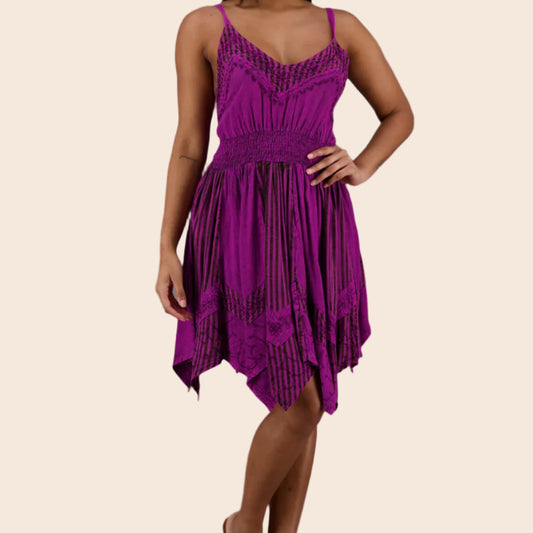 Renaissance Striped Flare Dress