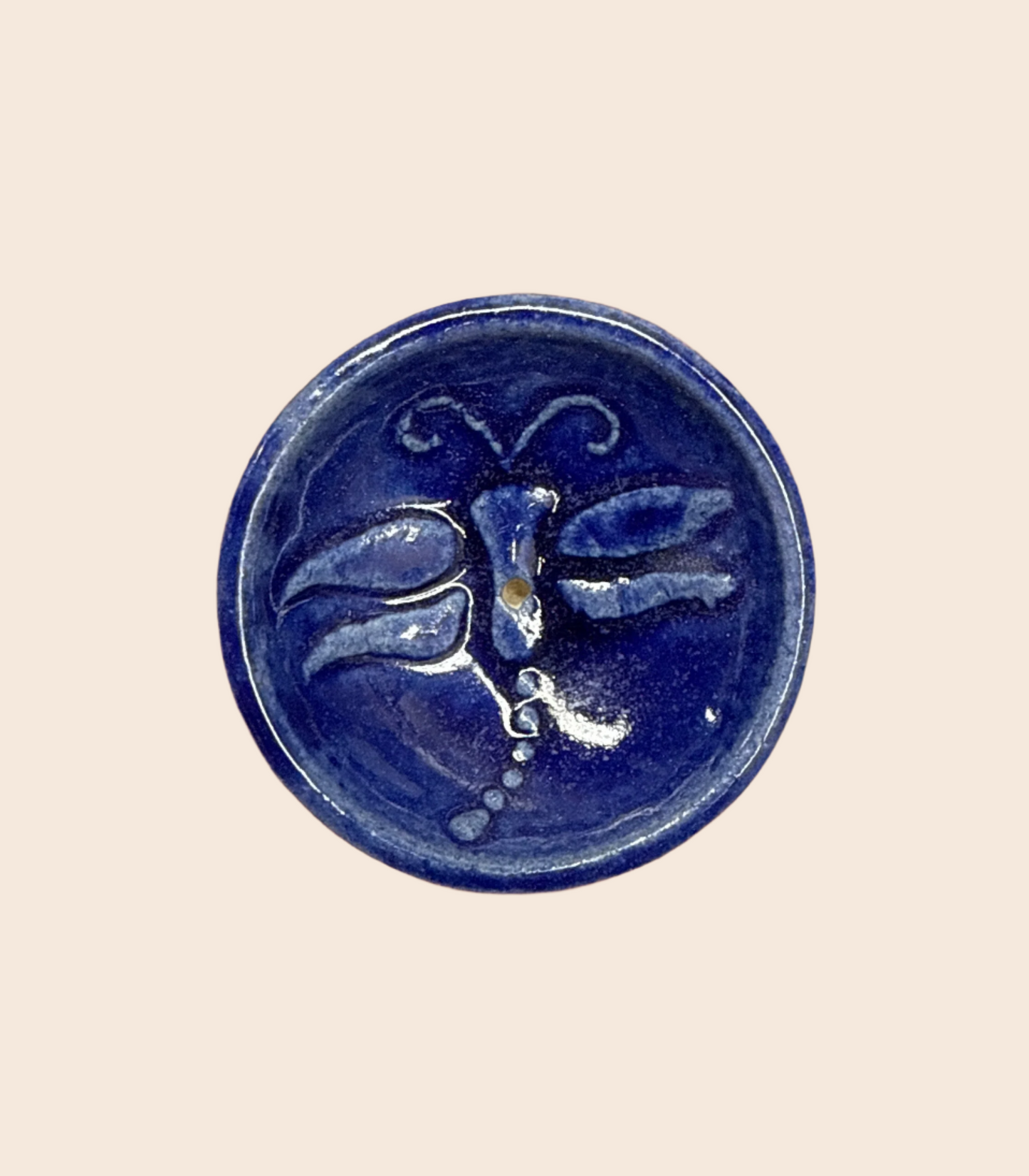 Embossed Ceramic Incense Burner Bowl