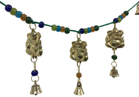 3 Ganesh Brass Wind Chime Bandanvar