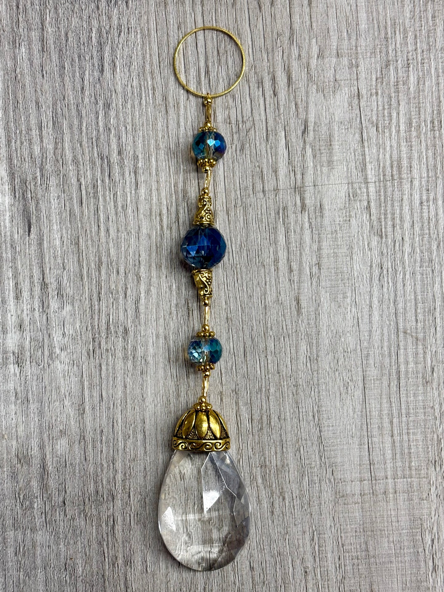 Stormy Blue Suncatcher