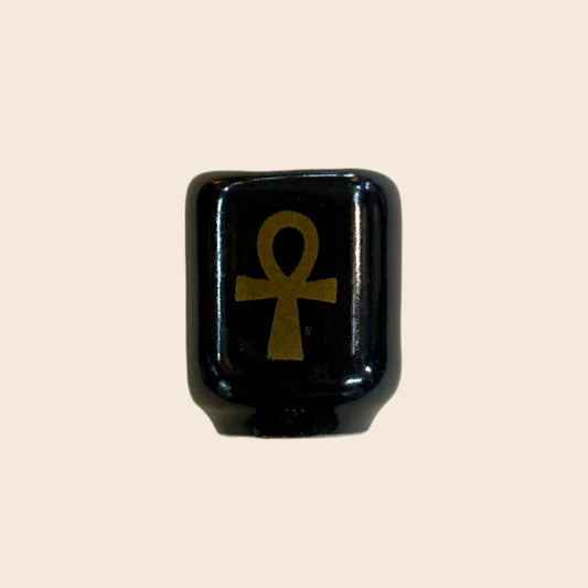 Ceramic Chime Holder Ankh