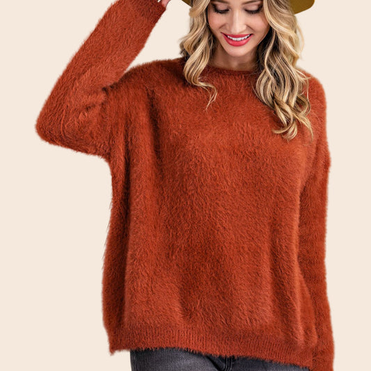 Open Back Tie Sweater