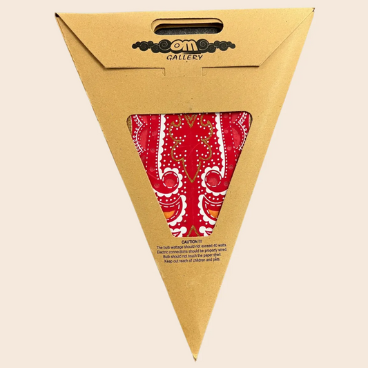 Coral Paper Star Lantern