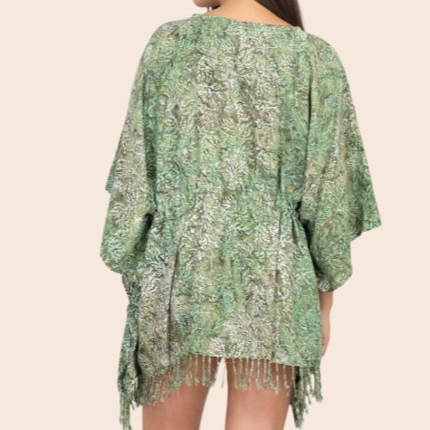 Batik Drawstring Tunic