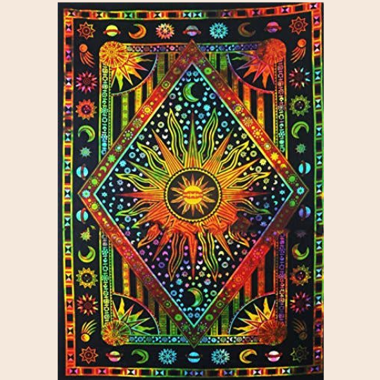 Tie-Dye Celestial Tapestry