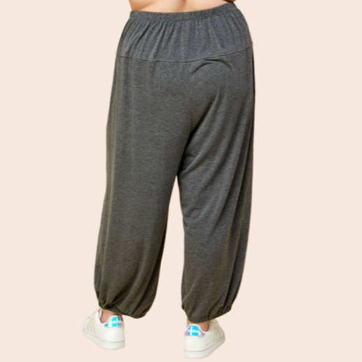 Plus Size Knit Jogger Pants