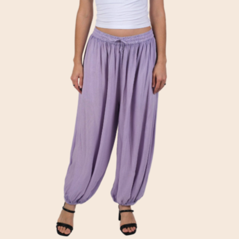 Relaxed Fit Harem Pants