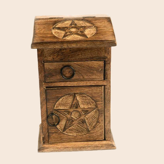 Wooden Almirah Pentacle Box