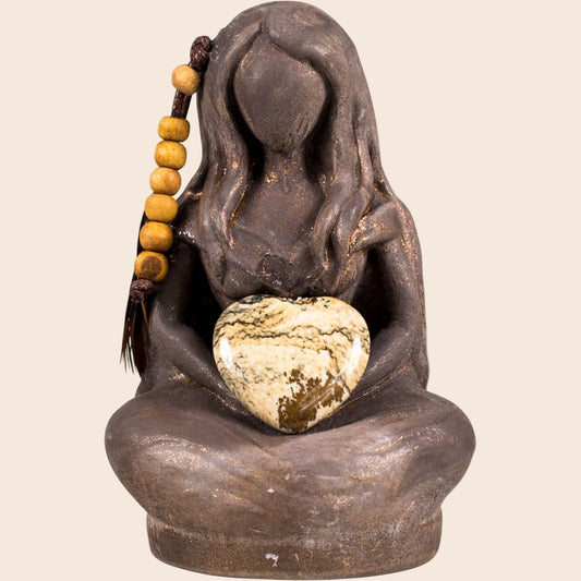 Gypsum Cement Figurine - Aine Goddess of Love