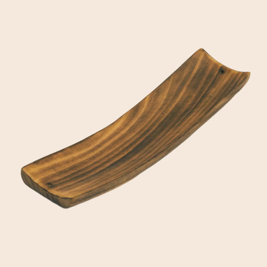 Simple Mango Wood Incense Burner