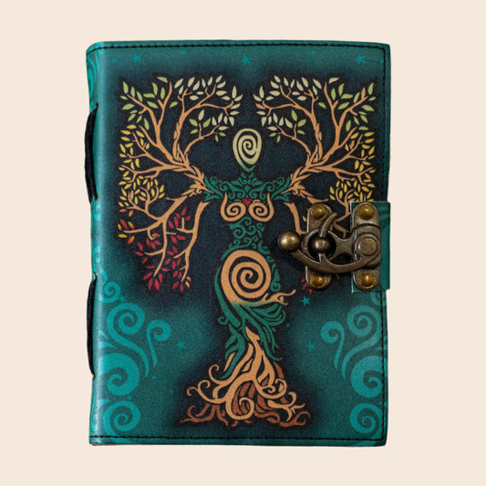 Mother Earth Printed Leather Journal