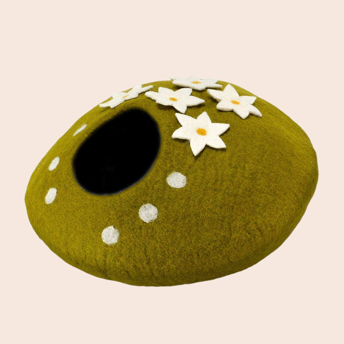 Felted Stars Patch Design Cat House