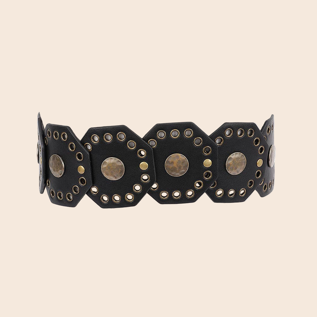 Octagon Shield Belt
