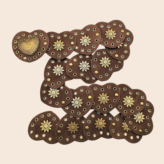 Heart Faux Leather Belt