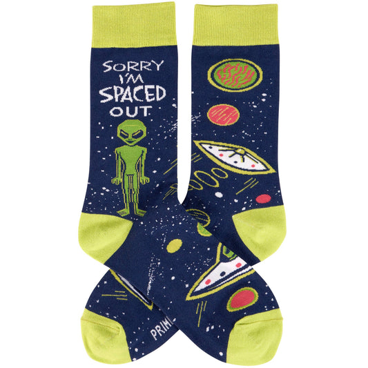 Sorry I'm Spaced Out Socks