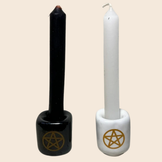 Pentagram Spell Candle Holder