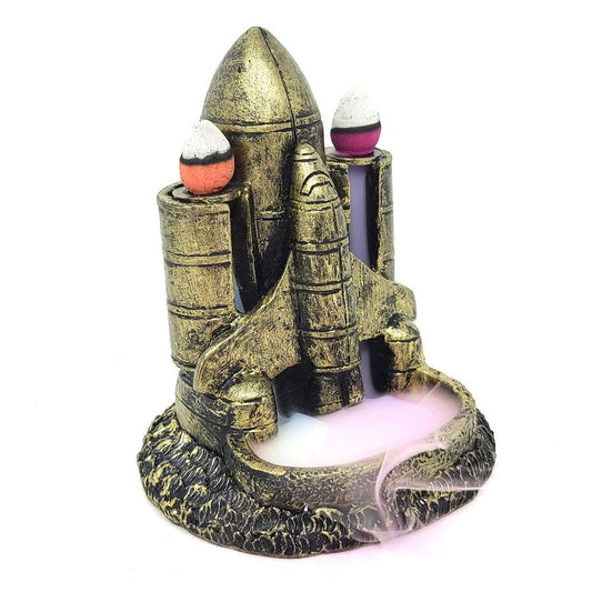 Rocketship Backflow Incense Burner