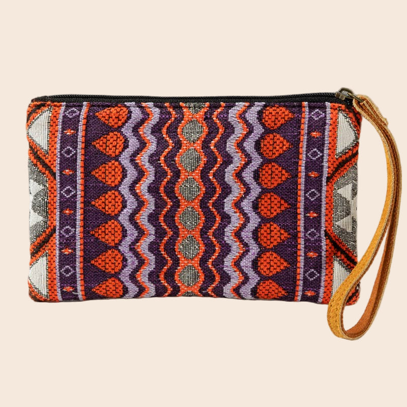 Maeva Handmade Ethnic Pattern Clutch