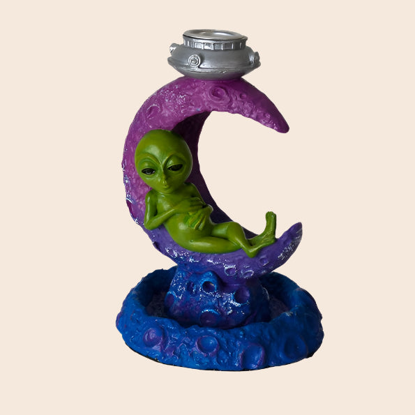 Alien on Moon Backflow Burner