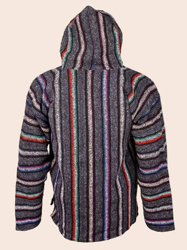 Baja Gray and Multicolor Stripes