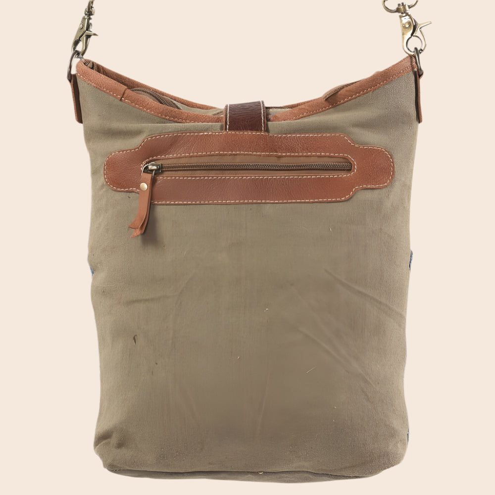 Crossbody With Fur and Leather