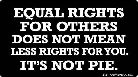 Equal Rights Sticker