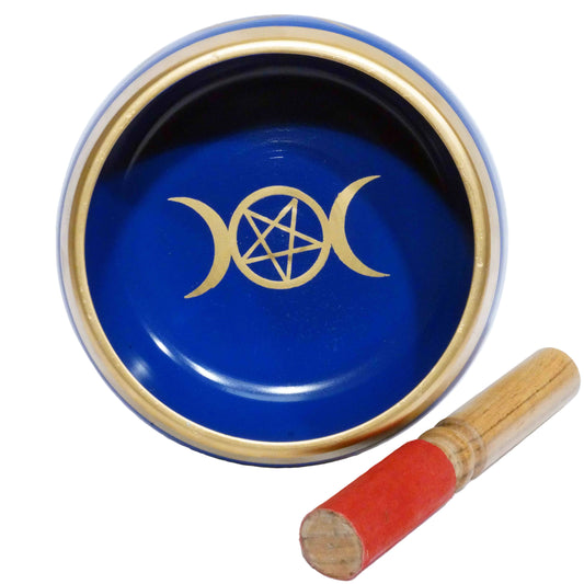 Triple Moon Singing Bowl