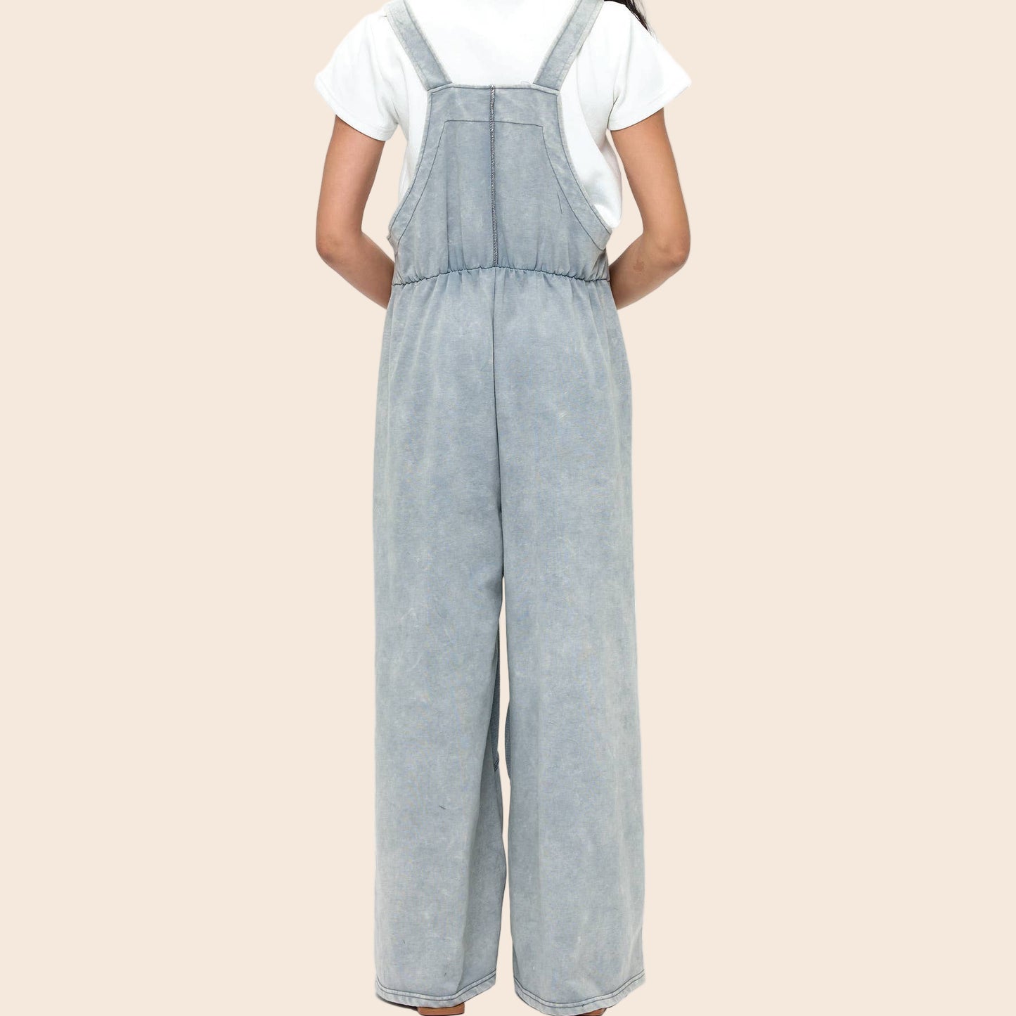 Overall Patchwork Waffle Knit