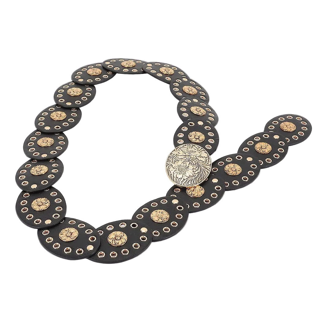 Oval Linked Statement Belt