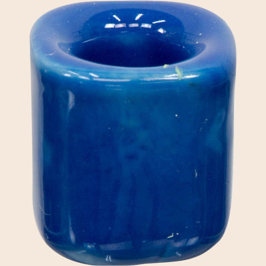 Ceramic Chime Candle Holder - Dark Blue