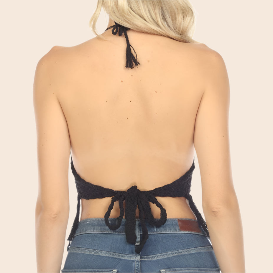 Funky Fringe Crochet Bralette