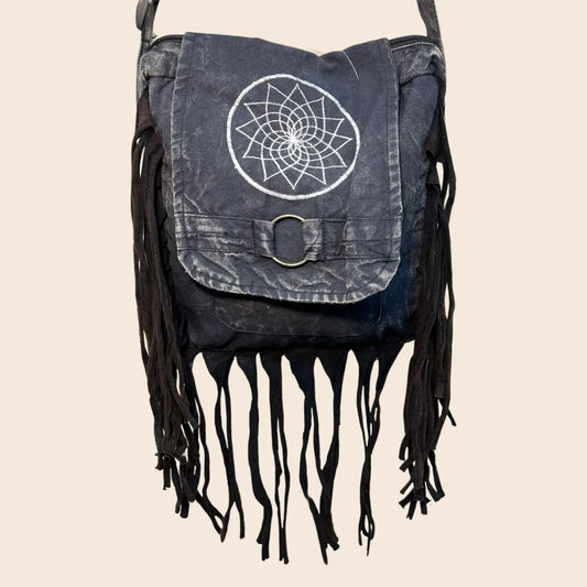 Mandala Fringe Purse