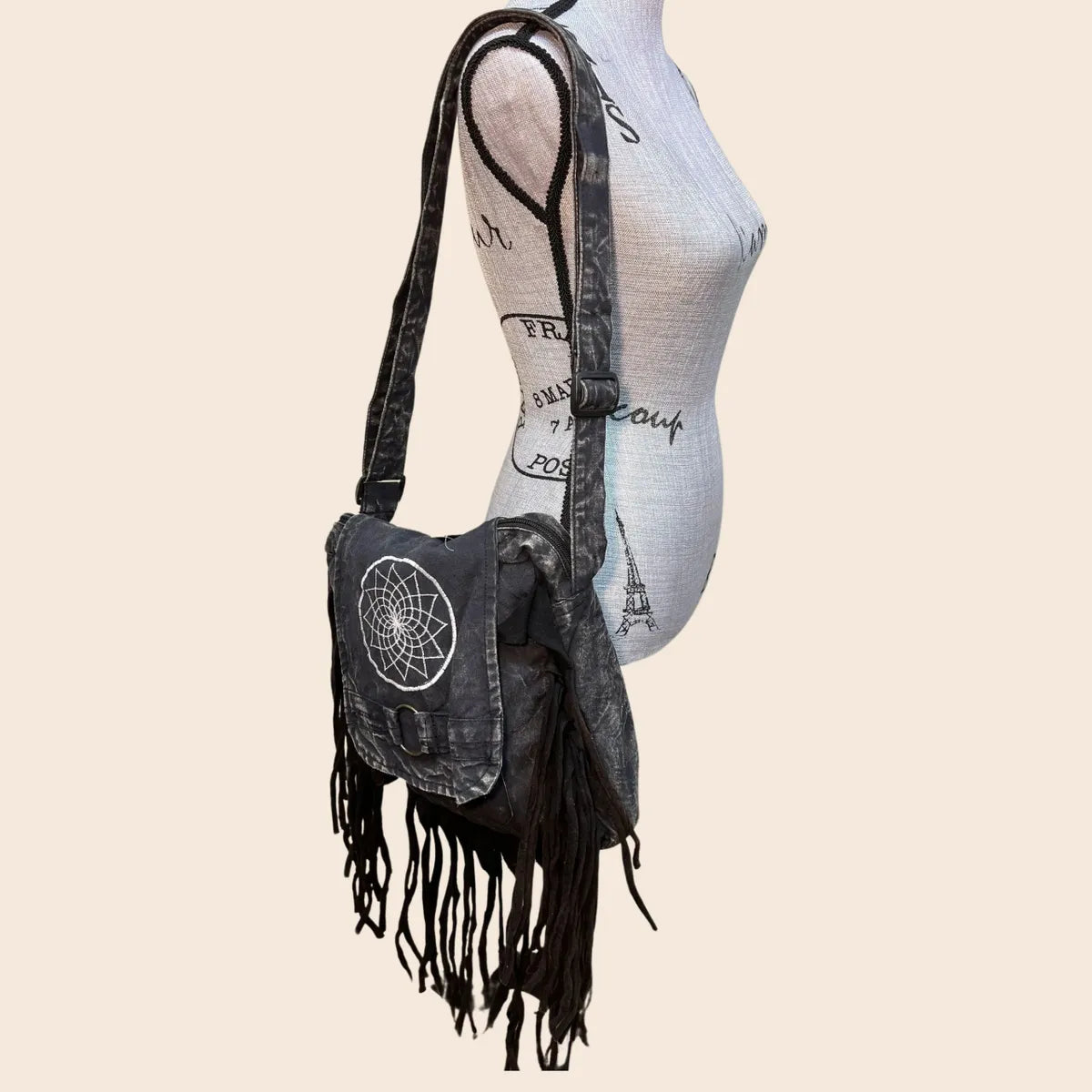 Mandala Fringe Purse
