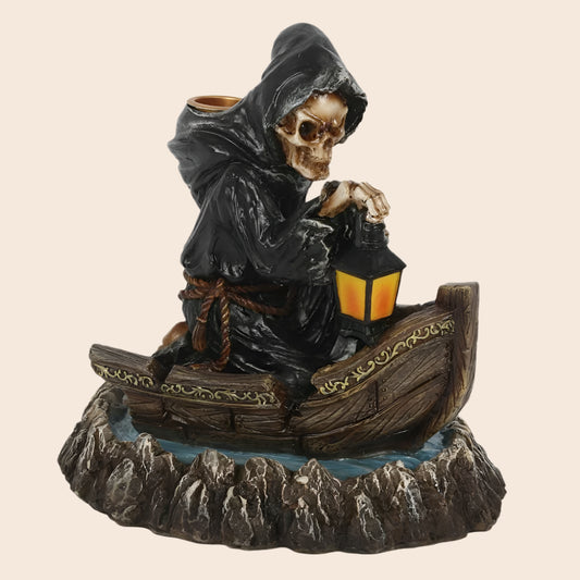 Reaper Lamp Back Flow Incense Burner