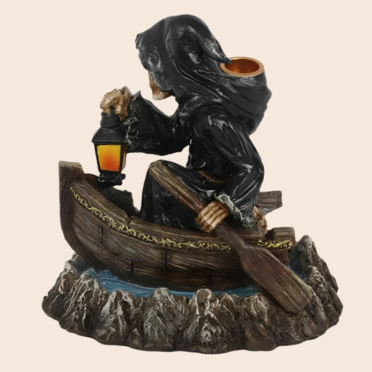 Reaper Lamp Back Flow Incense Burner