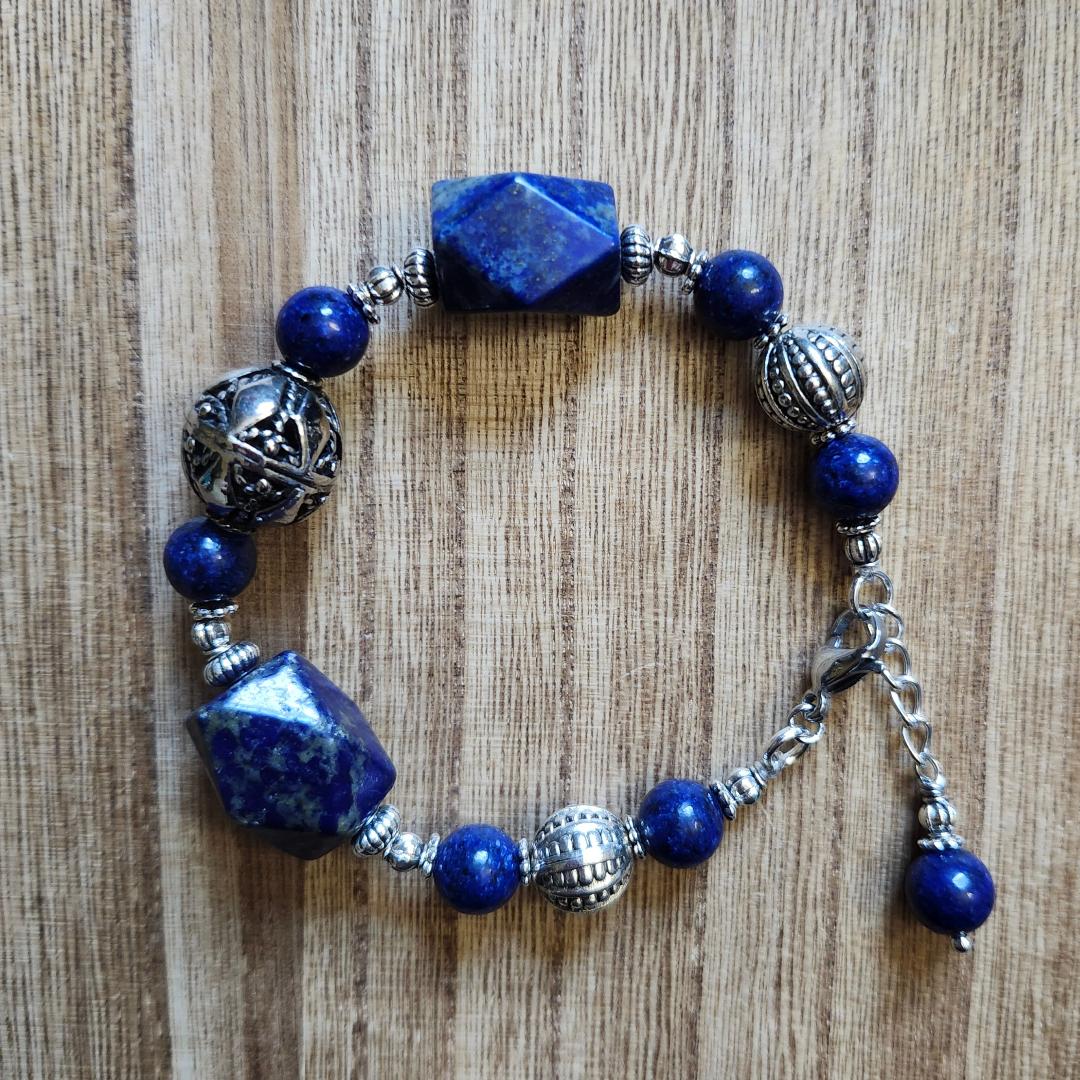Lapis Lazuli Chunky Bracelet