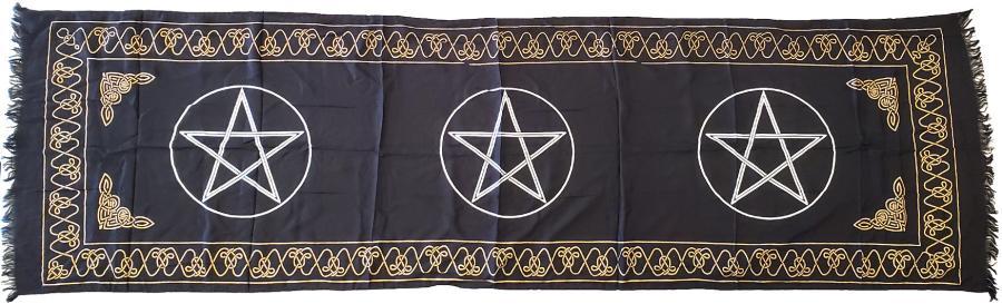 3 Pentagram Altar Cloth/Stole