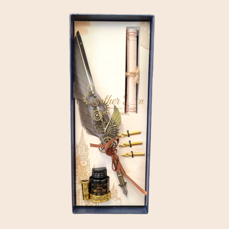 Steam Punk Quill Pen Set