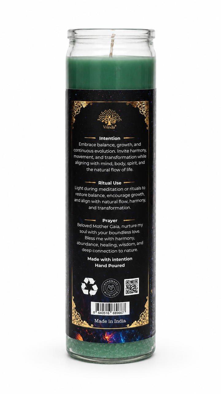 Mother Gaia Spiritual Ritual Jar Candle