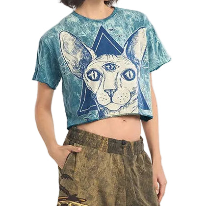 Cat Crop Top